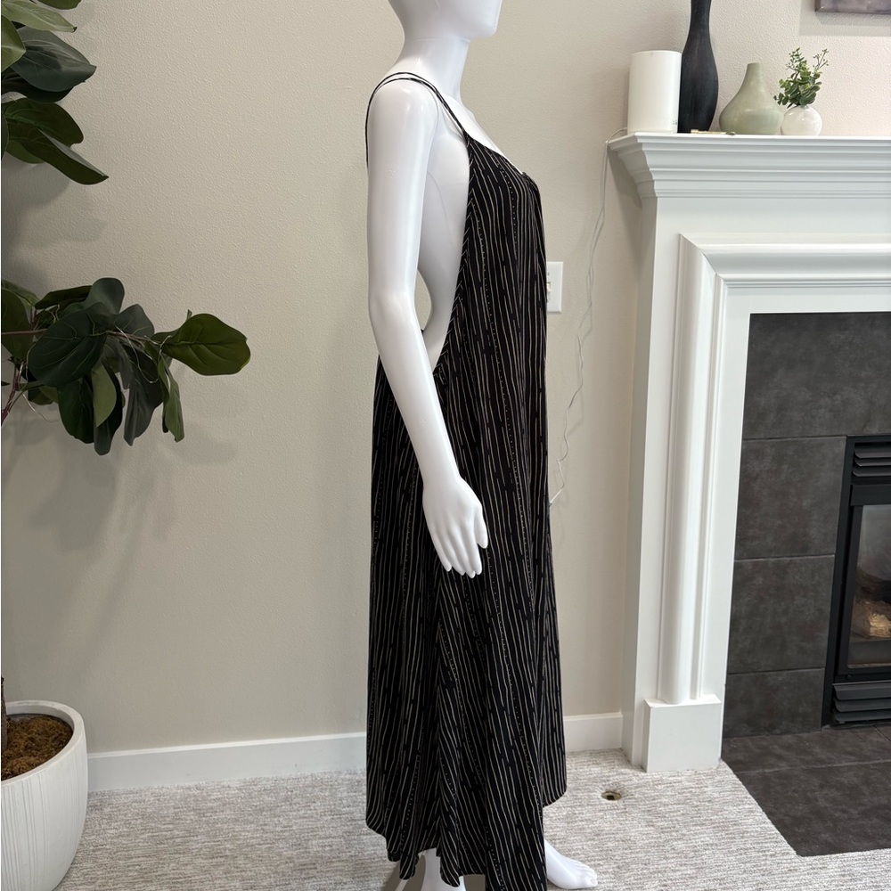 UO silence + noise Striped Wide Leg Cropped Overall Jumpsuit Size M Strappy Tank - Picture 9 of 16